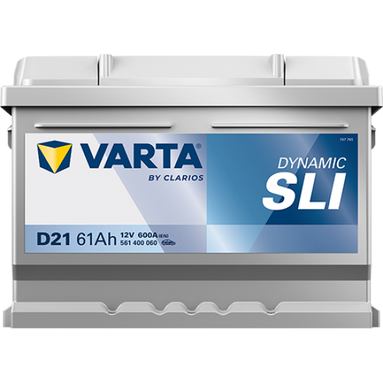 Baterie Auto Varta Dynamic SLI 61 Ah (D21)