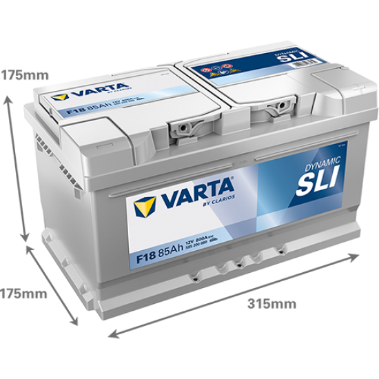 Baterie Auto Varta Dynamic SLI 85 Ah (F18)