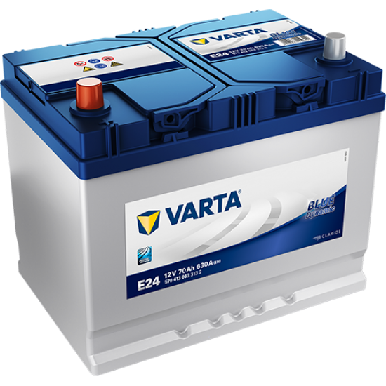 Baterie Auto Varta Blue 70 Ah cu borne inverse (E24)
