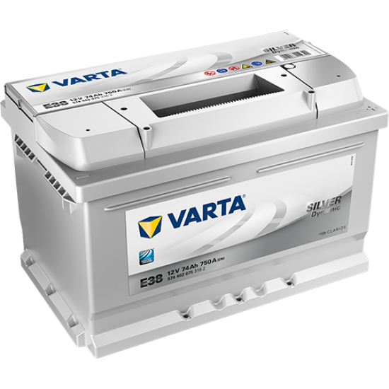 Baterie Auto Varta Silver 74 Ah (E38)