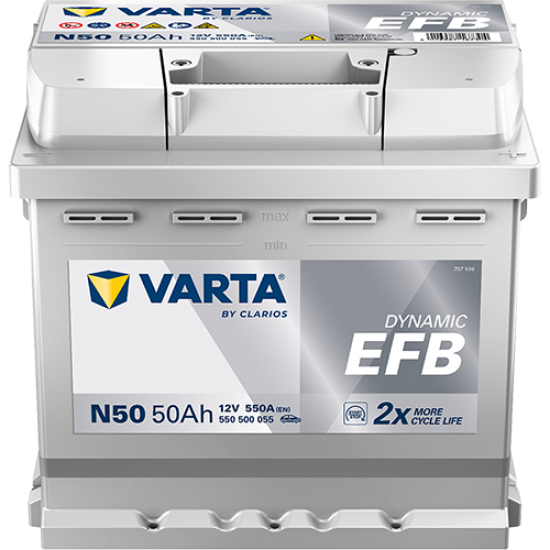 Baterie Auto Varta Dynamic EFB 50 Ah (N50)