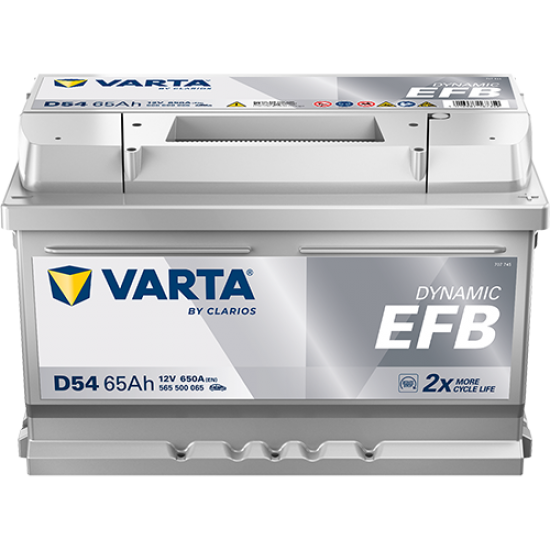 Baterie Auto Varta Dynamic EFB 65 Ah (D54)