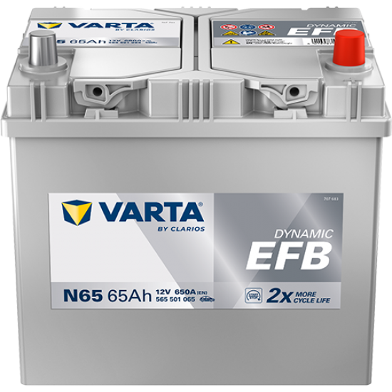 Baterie Auto Varta Dynamic EFB 65 Ah (N65)