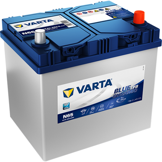 Baterie Auto Varta Blue EFB ASIA 65 Ah (N65)