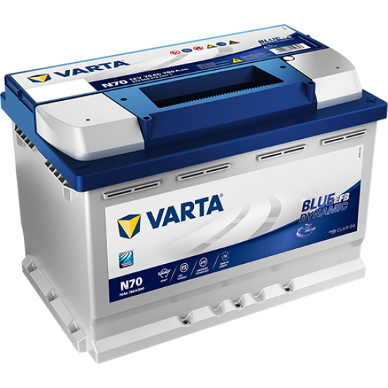 Baterie Auto Varta Blue EFB 70 Ah (N70)
