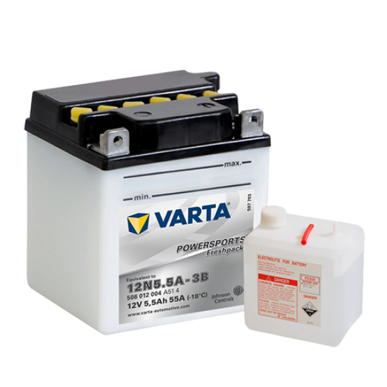 Baterie Moto Varta Freshpack 5.5 Ah (12N5.5A-3B)