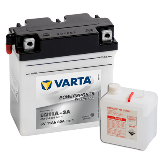 Baterie Moto Varta Freshpack 6V 11 Ah (6N11A-3A)