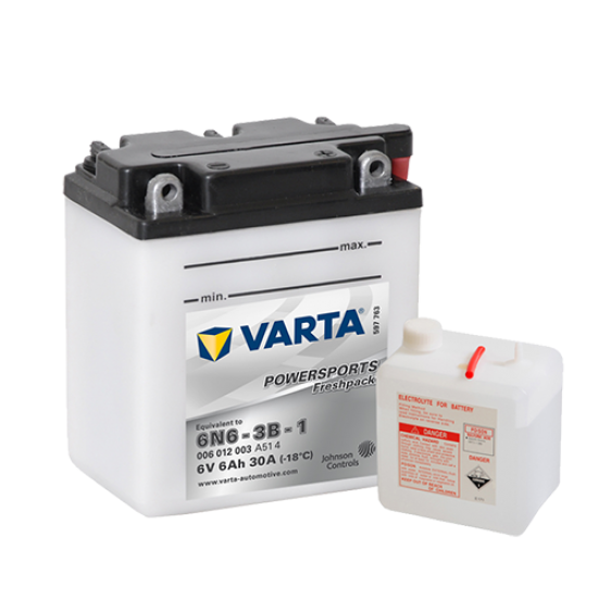 Baterie Moto Varta Freshpack 6V 6 Ah (6N6-3B-1)