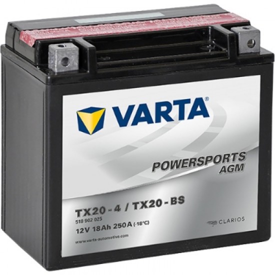Baterie Moto Varta AGM 18 Ah (TX20-BS)