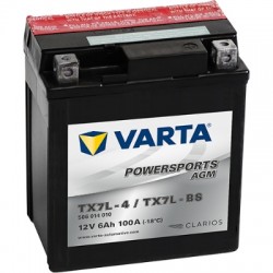 Baterie Moto Varta AGM 6 Ah (TX7L-BS)