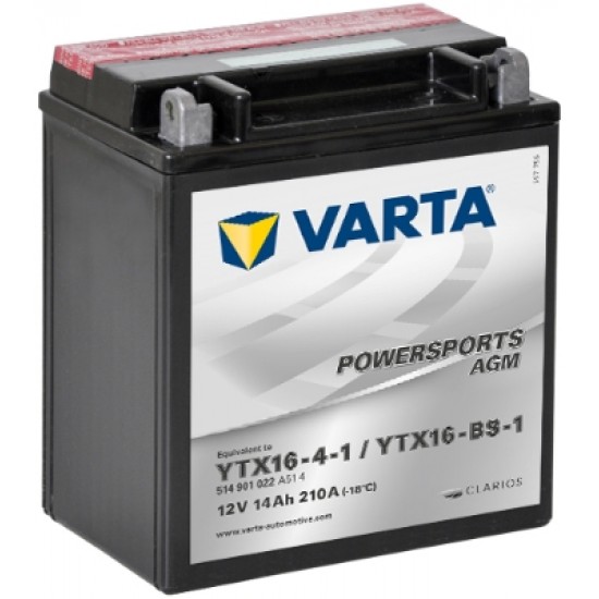 Baterie Moto Varta AGM 14 Ah (YTX16-BS-1)