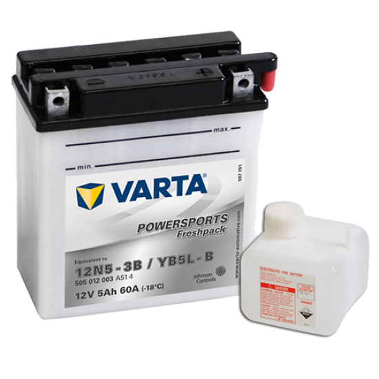 Baterie Moto Varta Freshpack 5 Ah (YB5L-B)