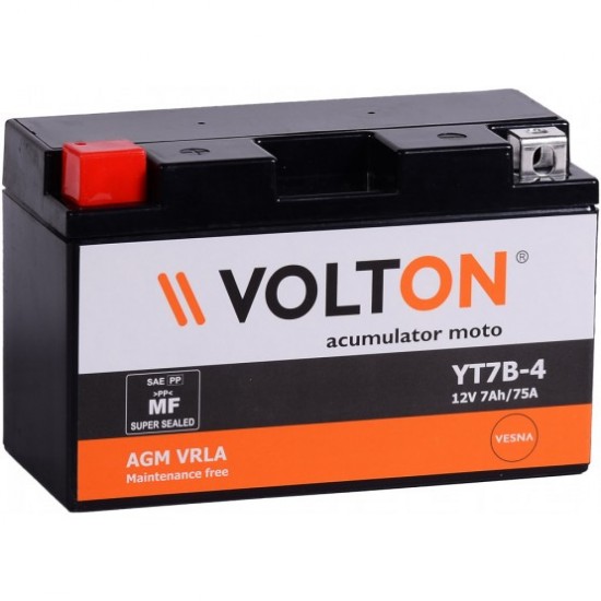 Baterie Moto Volton AGM FA 7 Ah (YT7B-4)