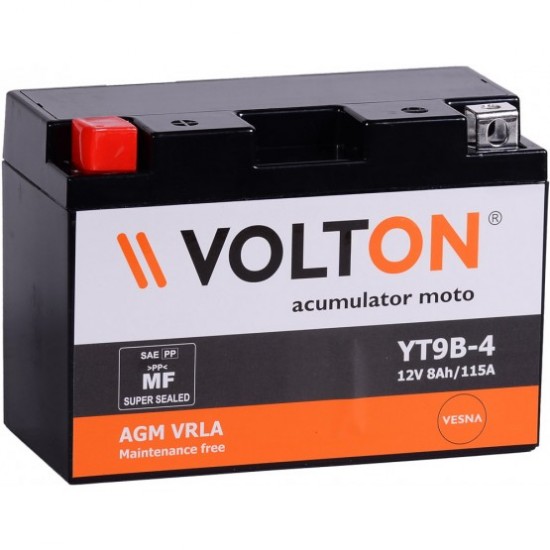 Baterie Moto Volton AGM FA 8 Ah (YT9B-4)