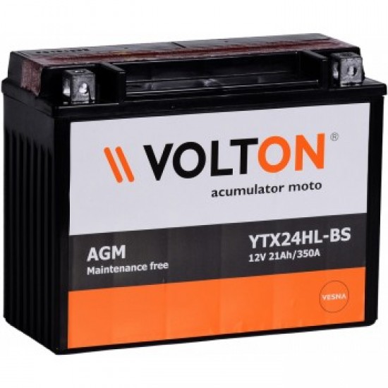 Baterie Moto Volton AGM 21 Ah (YTX24HL-BS)