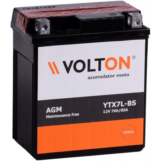 Baterie Moto Volton AGM 7 Ah (YTX7L-BS)