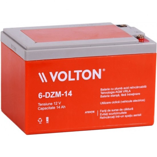 Baterie Semitractiune Volton AGM E-Bike 14 Ah