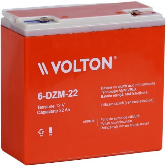 Baterie Semitractiune Volton AGM E-Bike 22 Ah
