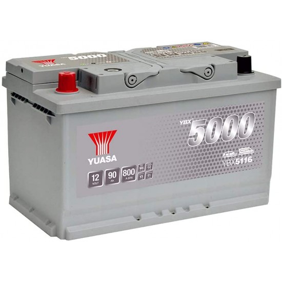 Baterie Auto Yuasa 90 Ah cu borne inverse (YBX5116)