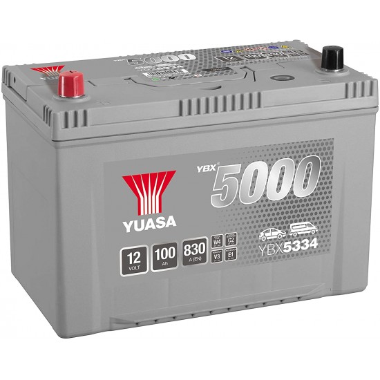 Baterie Auto Yuasa 100 Ah cu borne inverse (YBX5334)