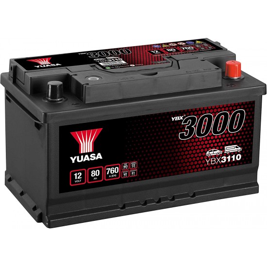 Baterie Auto Yuasa 80 Ah (YBX3110)