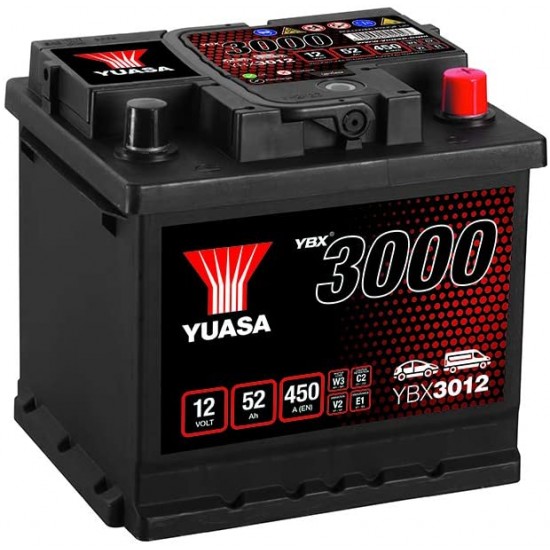 Baterie Auto Yuasa 52 Ah (YBX3012)
