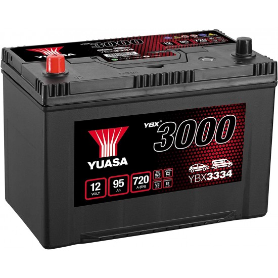 Baterie Auto Yuasa 95 Ah cu borne inverse (YBX3334)