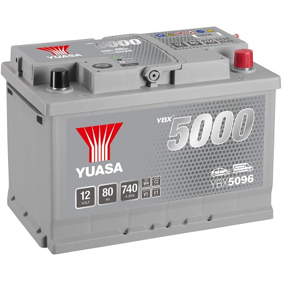 Baterie Auto Yuasa 80 Ah (YBX5096)