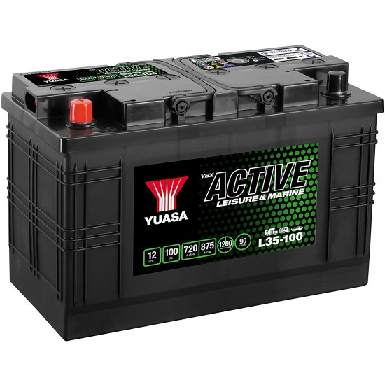 Baterie Hobby Yuasa YBX Active Leisure & Marine 100 Ah (L35-100)