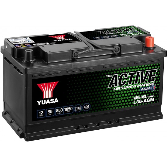 Baterie Hobby Yuasa YBX Active Leisure & Marine AGM 95 Ah (L36-AGM)