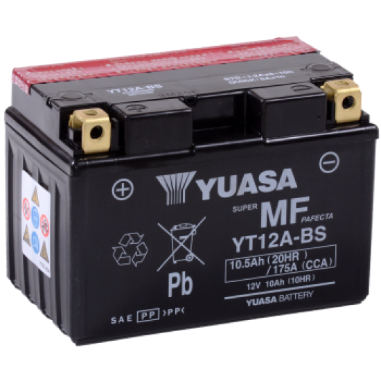 Baterie Moto Yuasa AGM 10 Ah (YT12A-BS)