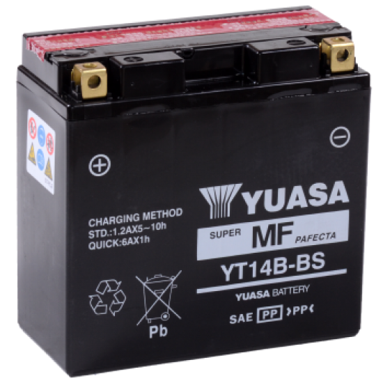 Baterie Moto Yuasa AGM 12 Ah (YT14B-BS)