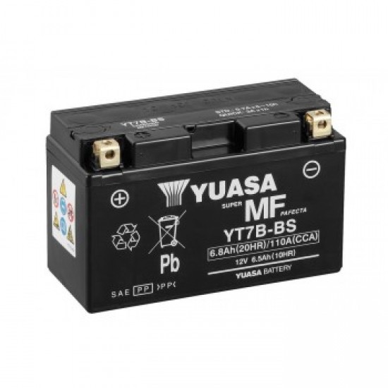 Baterie Moto Yuasa AGM 6.5 Ah (YT7B-BS)