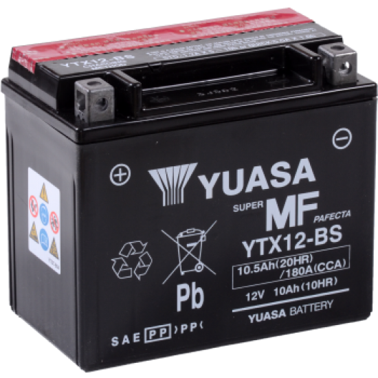 Baterie Moto Yuasa AGM 10 Ah (YTX12-BS)