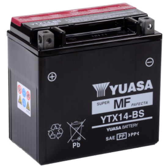 Baterie Moto Yuasa AGM 12 Ah (YTX14-BS)