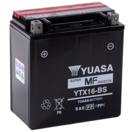 Baterie Moto Yuasa AGM 14 Ah (YTX16-BS)