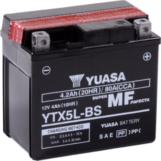Baterie Moto Yuasa AGM 4 Ah (YTX5L-BS)