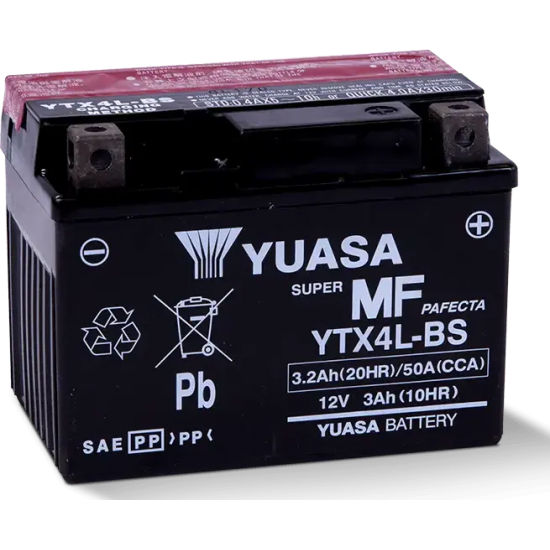 Baterie Moto Yuasa AGM 3 Ah (YTX4L-BS)