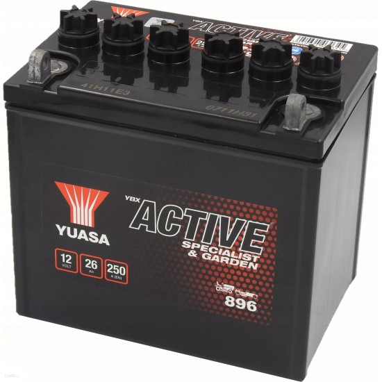 Baterie Motocultor Yuasa YBX Active Specialist & Garden 26 Ah cu borne inverse