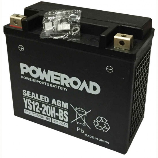 Baterie Moto Yucell AGM FA 20 Ah YS12-20H-BS (YTX20H-BS)