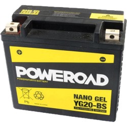 Baterie Moto Yucell Nano Gel 20 Ah YG20-BS (YTX20-BS)